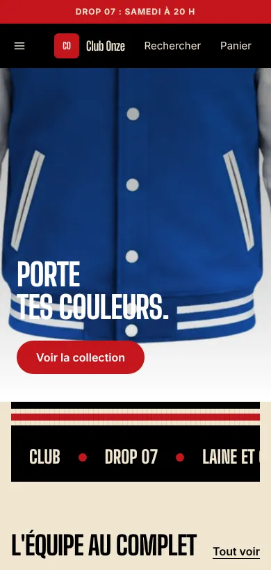 Le thème Volt sur téléphone